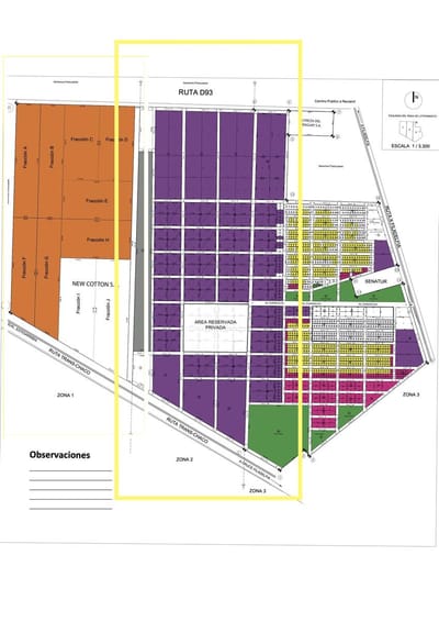 En Venta Lotes Industriales en el Cruce Desvío a Filadelfia con Transchaco Cruce Esmeralda Boqueron, Chaco Paraguayo