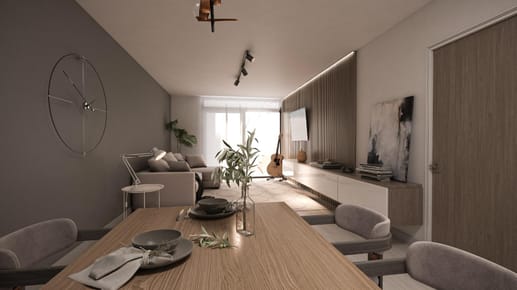 Venta apartamento dos dormitorios con terraza en Centro