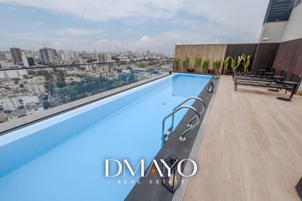 Vive en Av. Larco, Miraflores | 3 Dormitorios, 92 m² a Pasos de Larcomar