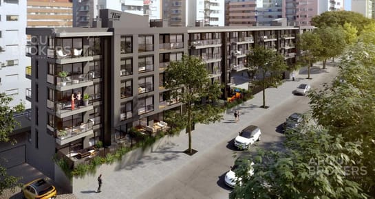 Venta de apartamento de dos dormitorios con renta en Tres Cruces - 111