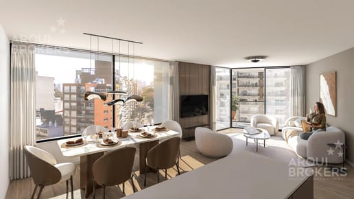 Apartamento de dos dormitorios en venta en Pocitos - 201