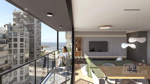 Apartamento de dos dormitorios en venta en Pocitos - 701