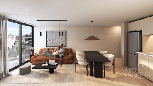 Apartamento de dos dormitorios en venta en Pocitos - 708