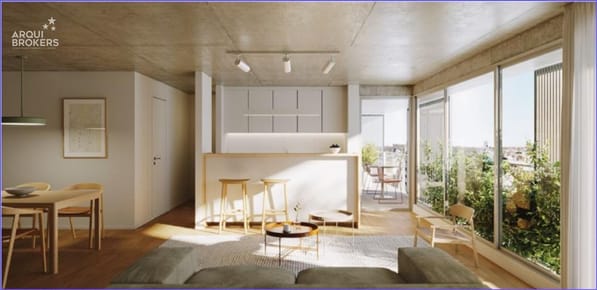 Apartamento penthouse de tres dormitorios en venta en Tres Cruces - 505