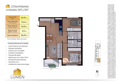 Venta de Apartamento 2 Dormitorios, en Buceo - Montevideo