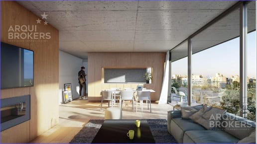 Apartamento penthouse de tres dormitorios en venta en Punta Carretas - 305