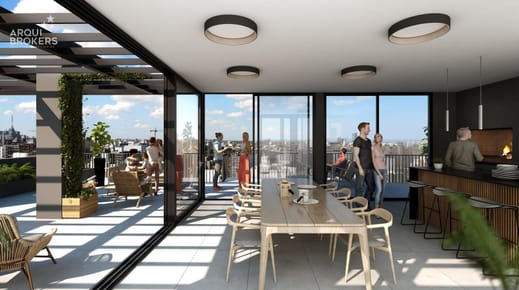 Apartamento penthouse de un dormitorio en venta en Cordón - 1002