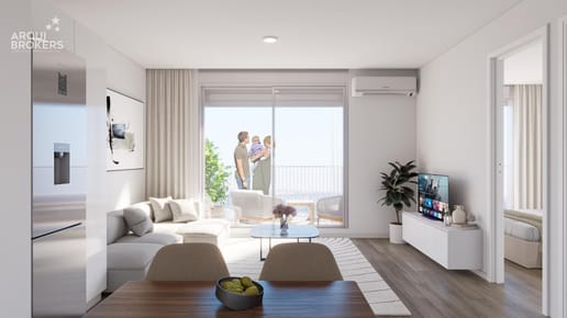 Apartamento de un dormitorio con patio en venta en Cordón - 101
