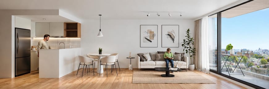 Venta Apartamento 1 dormitorio con terraza en Tres Cruces