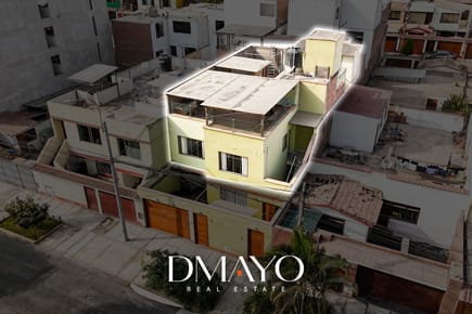 Venta de 2do y 3er piso de Casa en Santa Leonor, Chorrillos. 250m2