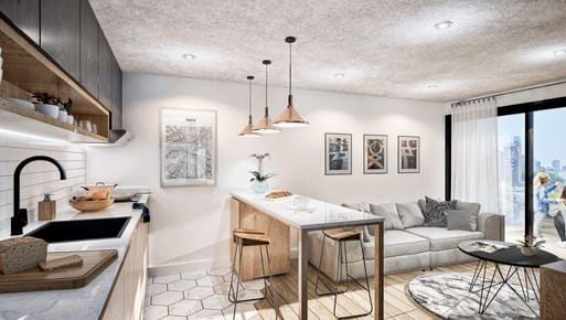 Venta de Apartamento Monoambiente con terraza - Tres Cruces