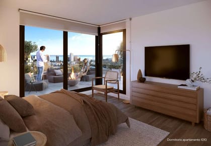 Venta apartamento monoambiente con terraza en Centro