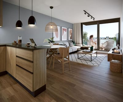 Venta apartamento dos dormitorios con terraza en Cordón, Montevideo