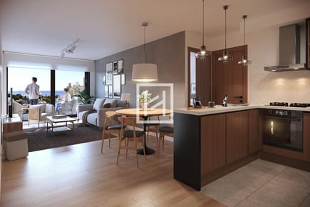 Deco Maggiolo (002) - Venta/Alquiler de Apartamento 1 Dormitorio con Patio en Parque Rodó - ESTRENA