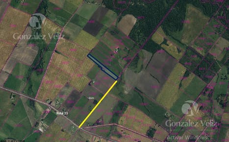 Chacra en  Juan González a 17Km de Carmelo