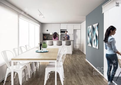 Apartamento penthouse en  venta de un dormitorio en Tres Cruces- 1003