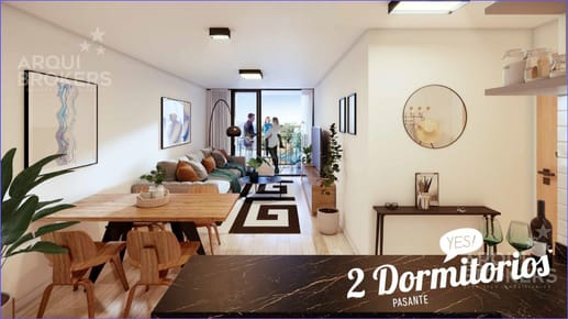 Apartamento de un dormitorio en venta en Parque Rodó - 1103