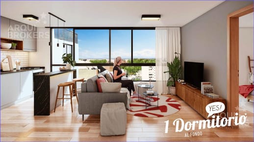 Apartamento de dos dormitorios en venta en Parque Rodó - 1104