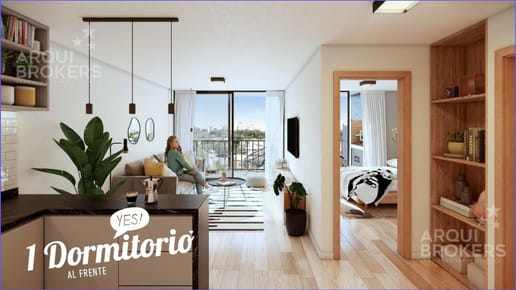 Apartamento penthouse de dos dormitorios en venta en Parque Rodó - 1201