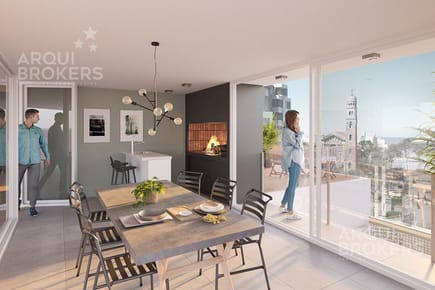 Apartamento monoambiente en venta en Punta Carretas  - 107