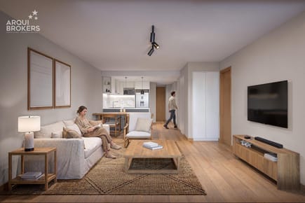 Apartamento de un dormitorio en venta en Pocitos - 206