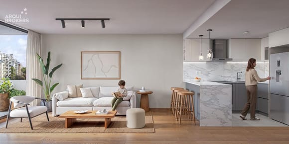 Apartamento de un dormitorio en venta en Pocitos - 407