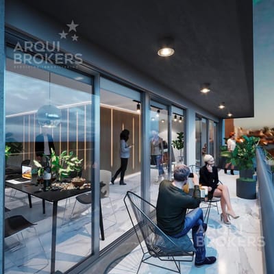 Venta apartamento monoambiente con renta en Tres Cruces - 604