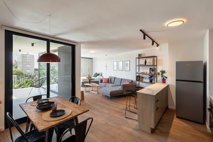 Alquiler de loft con muebles y parrillero en Pocitos