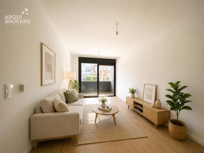 Apartamento 1 dormitorio en venta en Punta Carretas con patio