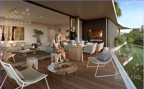 Apartamento de dos dormitorios en venta en Carrasco - 205 T1