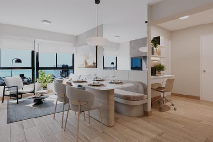 Venta de departamento de 1 dormitorio en Magdalena