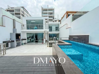 Casa en venta piscina vista al mar playa Caballeros Punta Hermosa