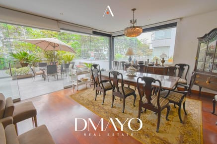 Departamento de 3 dorm c baños | doble terraza| primer piso elevado