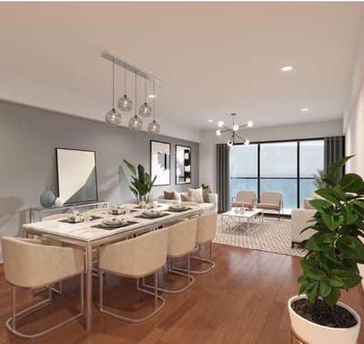 Venta de amplio flat de lujo con vista al mar