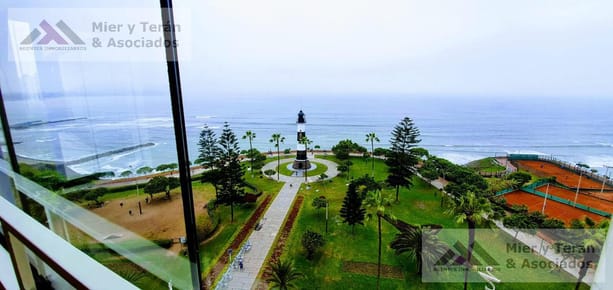 ALQUILER DEPA CON VISTA AL MAR EN MIRAFLORES - DPTO 1001 (609-147-5)