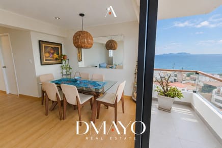 Se vende Moderno departamento en malecón Costa Sur con excelente ubicación frente al mar -Chorrillos