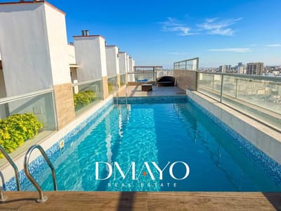 Se alquila departamento amoblado en la avenida Brasil. Cuenta con piscina, zona de niños y parrillas