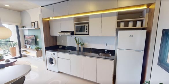 Departamento de 40m2 un dormitorio amoblado en Zona CIT Luque Edificio Zuba 18