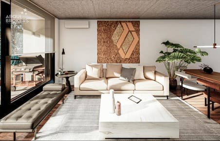Apartamento de dos dormitorios con patio en venta en Malvín - 105