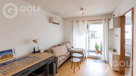 Apartamento en venta de 1 dormitorio con renta y cochera en Pocitos