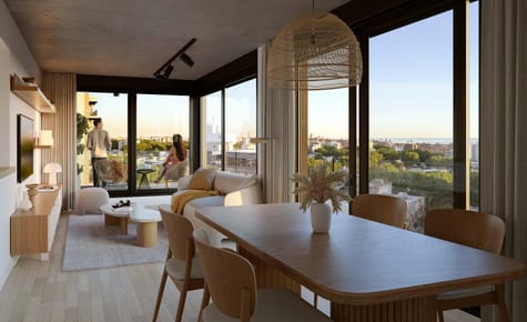 Venta de Apartamento de 1 Dormitorio con terraza en Cordón Sur