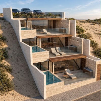 Departamentos en venta frente al mar playa caballeros 3 y 4 dormitorios exclusivos