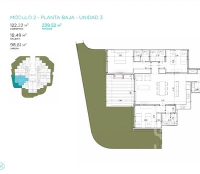 Departamento en venta en Sense Manantiales - Bikini y Montoya, U. 101