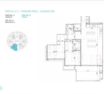 Departamento en venta en Sense Manantiales - Bikini y Montoya, U. 101