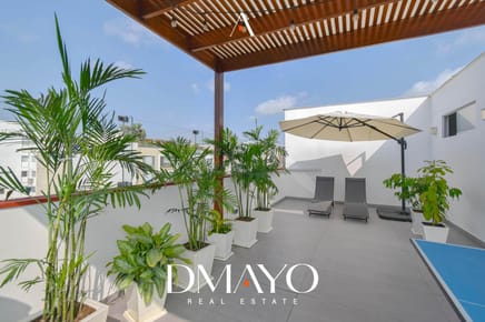 Venta de Dúplex en Miraflores con Espectacular Terraza / 242 m²/ 4 Dorm   2 Estacionamientos