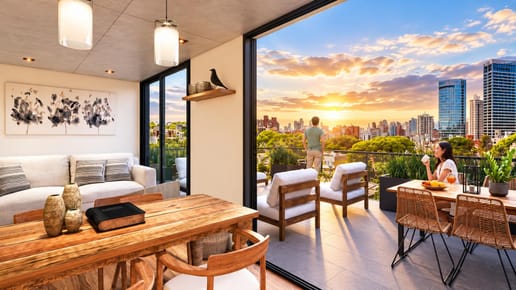 Venta apartamento un dormitorio con terraza en Buceo