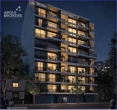 Apartamento penthouse de dos dormitorios en venta en Cordón Sur - 1001