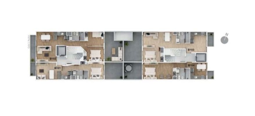 Plano Piso 1 — ONN Be Hache Paullier