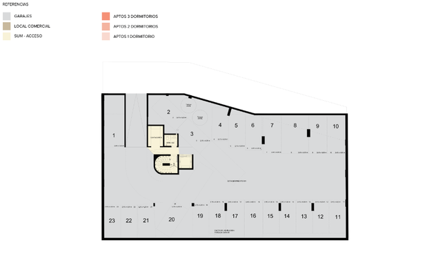 Plano Subsuelo — Ventura Plaza