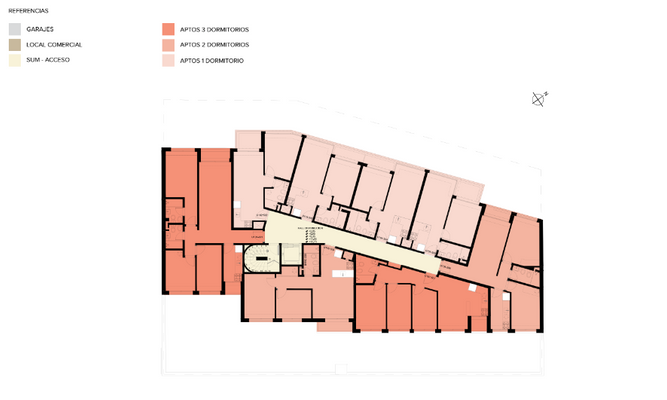 Plano Planta Tipo — Ventura Plaza